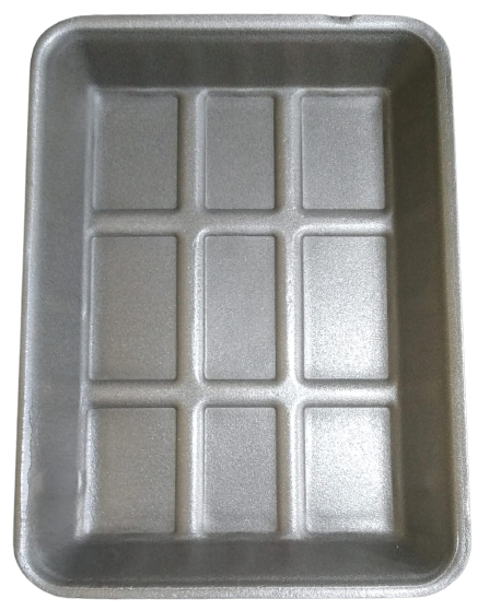 White Large Non-Laminated rectangular Foam Plate	